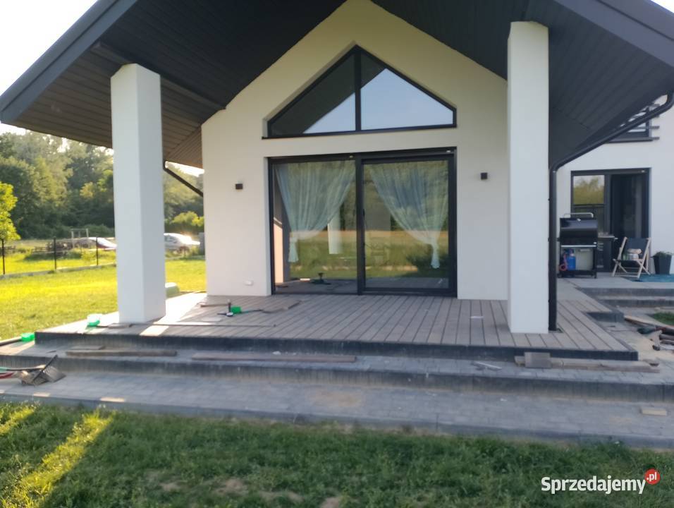 Taras drewniany drewniana architektura ogrodowa podkarpackie Stalowa Wola