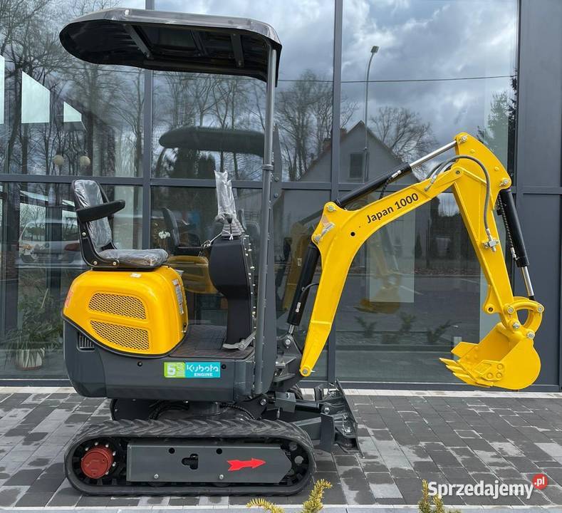 Kubota i Gunter Grossmann Minikoparka JAPAN 1000 podlaskie Jedwabne