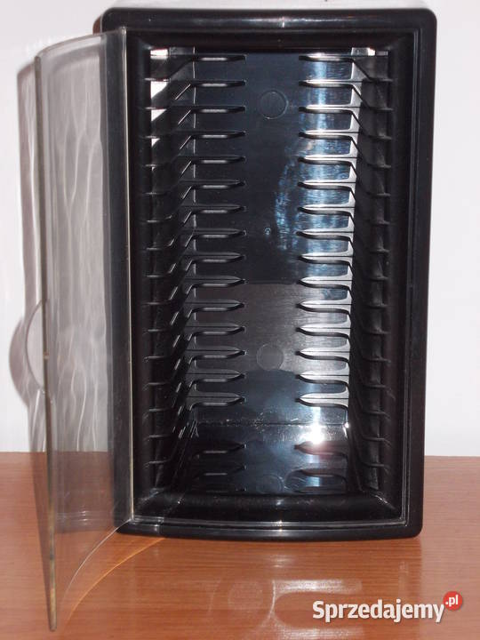 Metalowy stojak na płyty CD