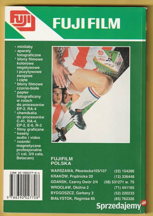 ENCYKLOPEDIA PIŁKARSKA FUJI ROCZNIK 9495 E11 miękka Łódź