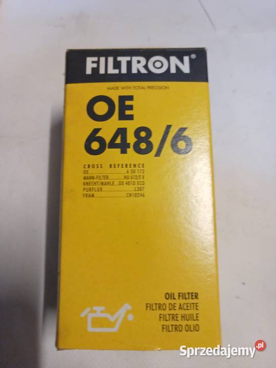 filtr oleju OE 6486 dostawcze Paliwa Gdynia