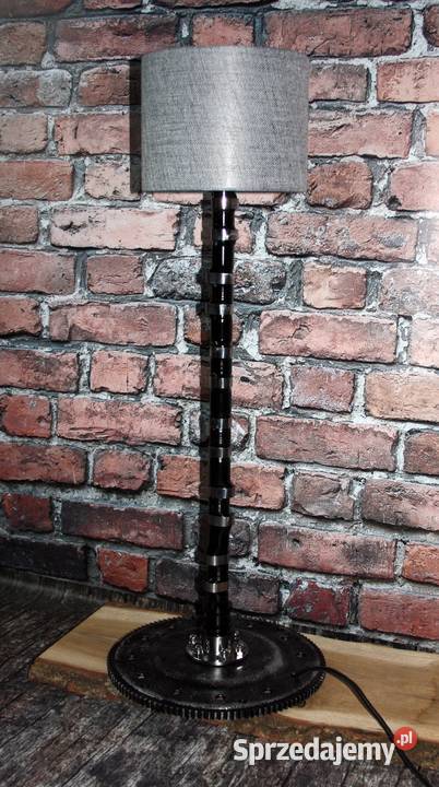 Lampa stojąca loft metal art wałek rozrządu Dębica sprzedam