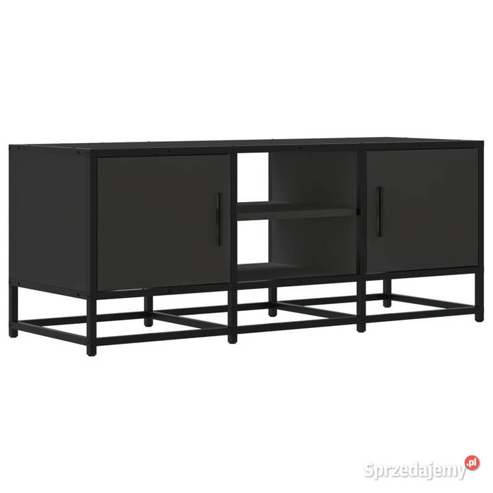 Szafka pod TV czarna 100x35x41 materiał mazowieckie Warszawa