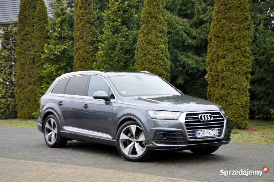 Audi Q7 30TDI272SlineFull autoalarm Ostrów Mazowiecka