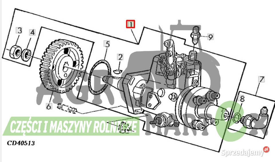 RE47134 POMPA WTRYSKOWA JD Wichrów