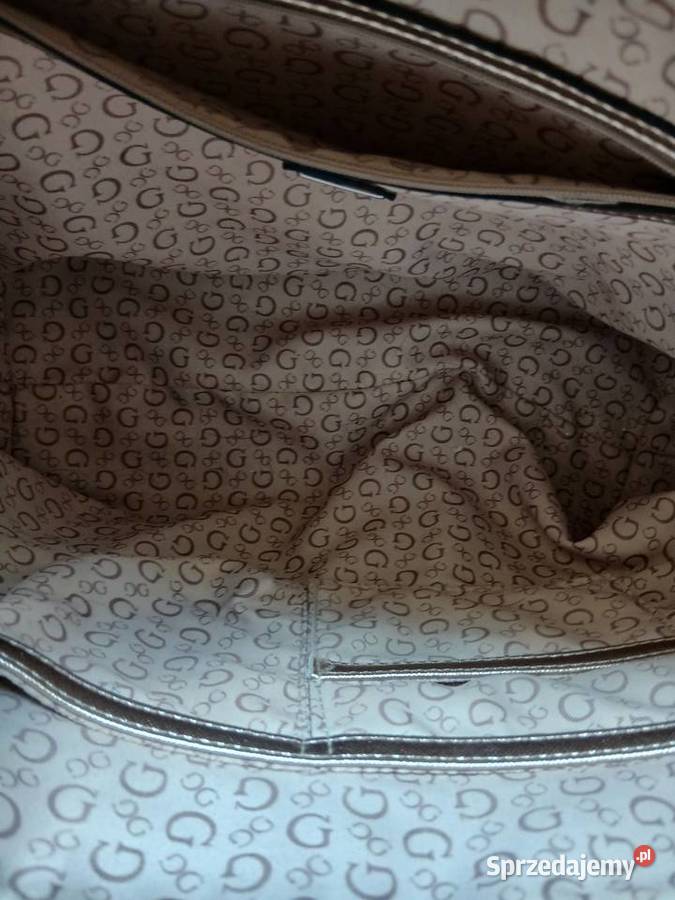 Torebka Guess Kamryn Metallic Tote gold Toruń