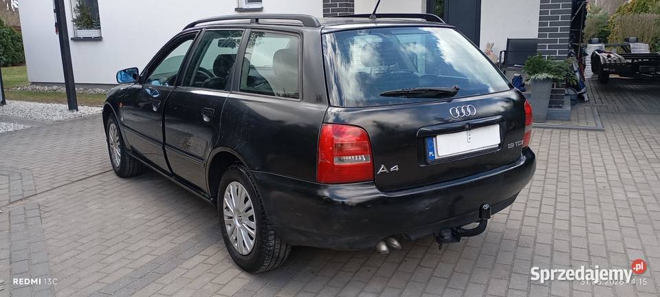 Audi A4 19 TDi 110 Piękne Czarne Skóry AUTOMAT Wałdowo Szlacheckie