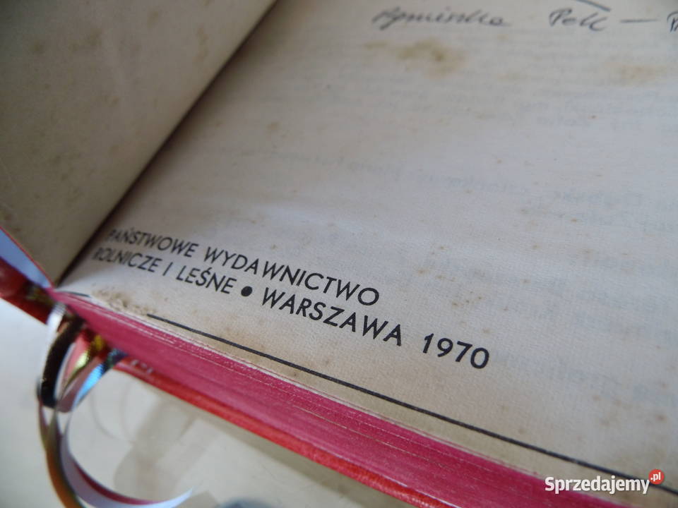 Poradnik gospodyni 1970 Oprawa skórzana Radzewice