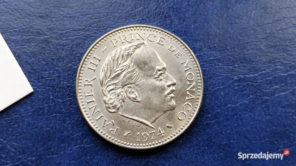 Stare monety 5 frank 1974 Monako Lesko sprzedam