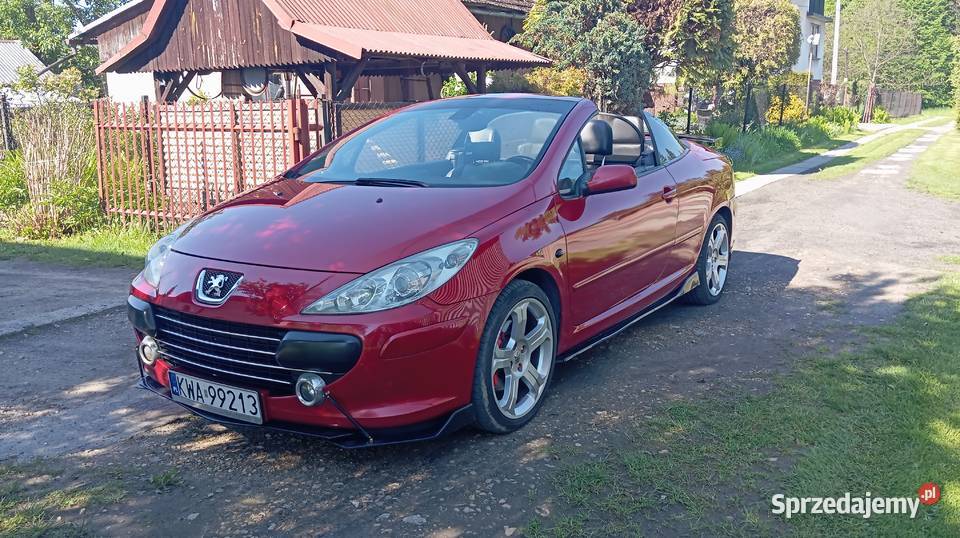 Peugeot 307 CC Sport 20 177 RFK Cabrio Skóra 18 219000km małopolskie Jaroszowice