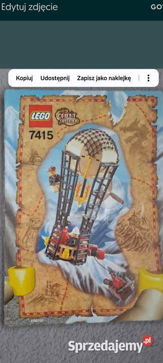 Lego Instrukcje Orient Expedition Klocki lubuskie Lubsko