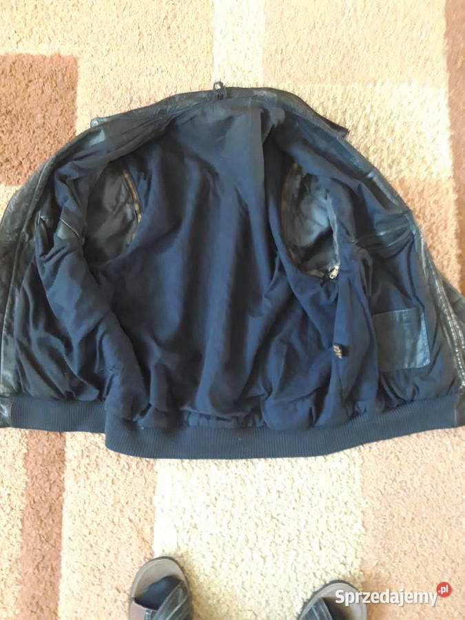 Kurtka skórzana męska Kurtki i płaszcze Lubań