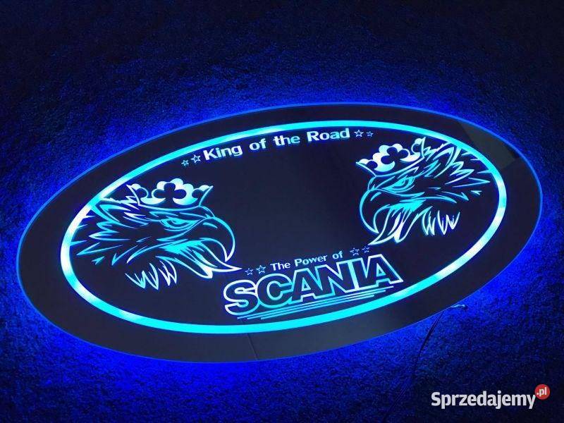 SCANIA LED mirror 60x30 24v multicolor 3m cable Kobierno