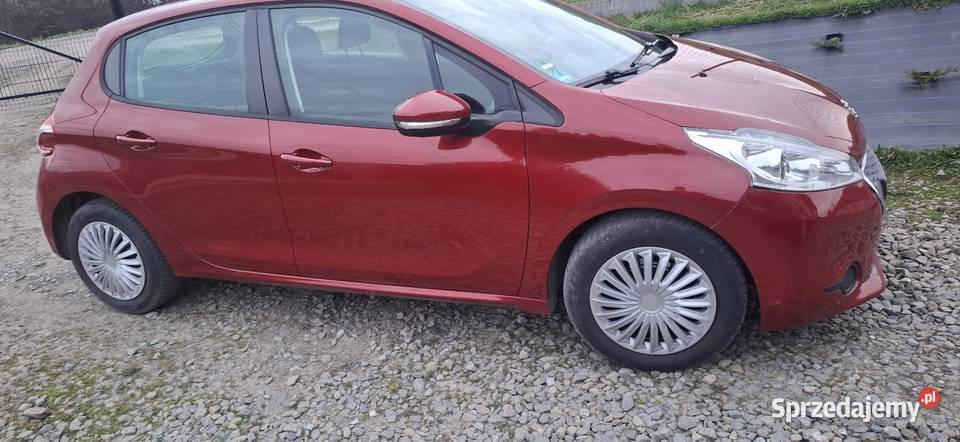 PEUGEOT 208 12 czerwony małopolskie Szymbark