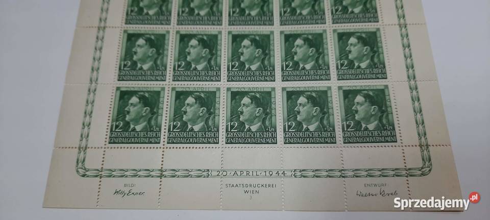 znaczki Arkusz 3 Warszawa