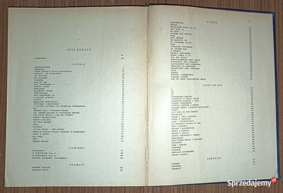 Władysław Orkan wybór pism Wydawnictwo sprzedam
