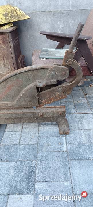 Gilotyna nożyce ręczne do cięcia blachy Uniejów