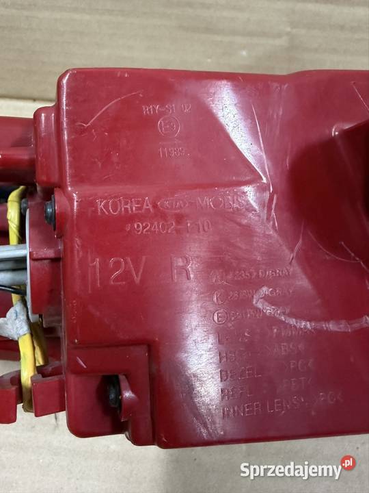 LAMPA PRAWA TYŁ TYLNA KIA SPORTAGE IV 92402F10 prawe lubuskie Drezdenko sprzedam