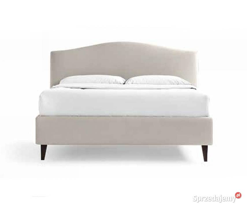 Łóżko tapicerowane ROCOCO II - Popielaty beż 160x200cm