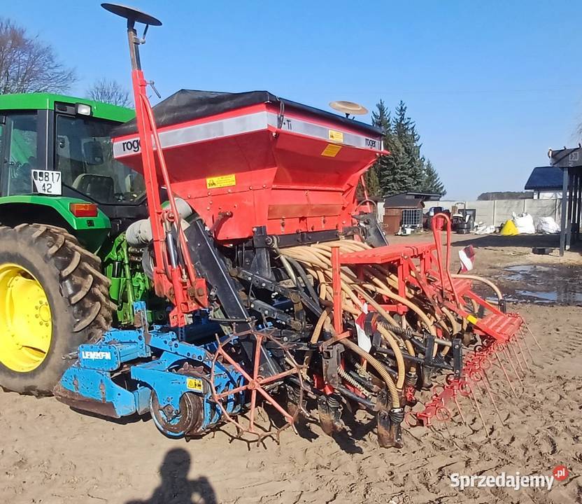 Zestaw uprawowo siewny 3m Roger Lemken unia nieuszkodzony Ryki
