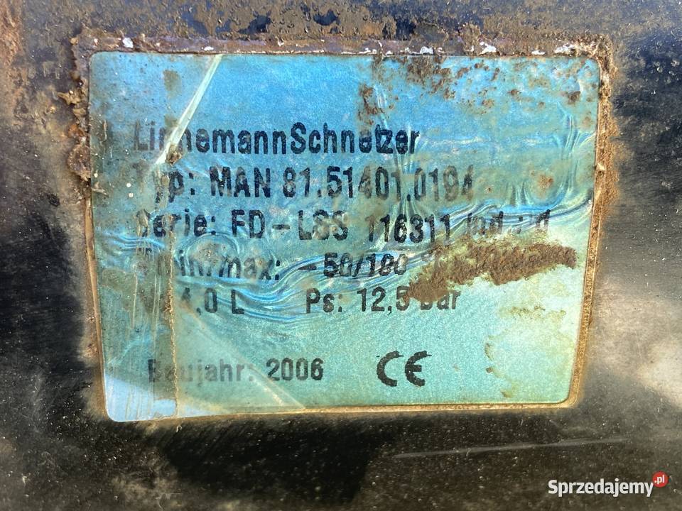 Butla Zbiornik Powietrza Man 81514010194 4L sprzedam
