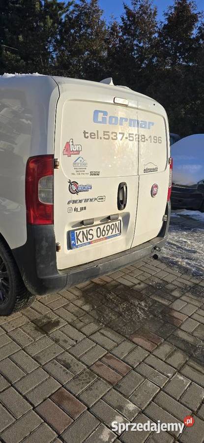 Fiat Fiorino 14 gaz 2012r blaszak Zarejestrowany w Polsce małopolskie