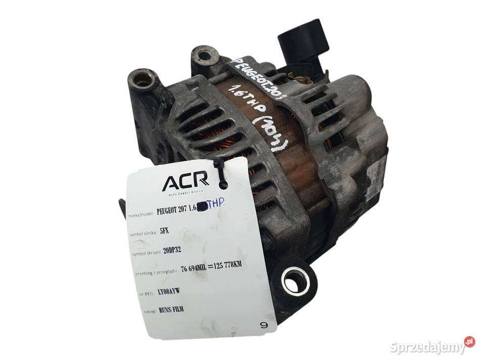 ROZRUSZNIK Peugeot 207 208 308 14 VTI 16 THP Układ elektryczny silnika