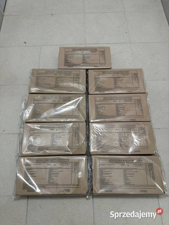 12 francuskich racji żywnościowych 3600kcal Wrocław