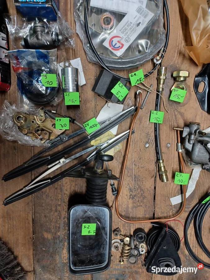 Fiat 126p NOWE czesci 1234km Sławica