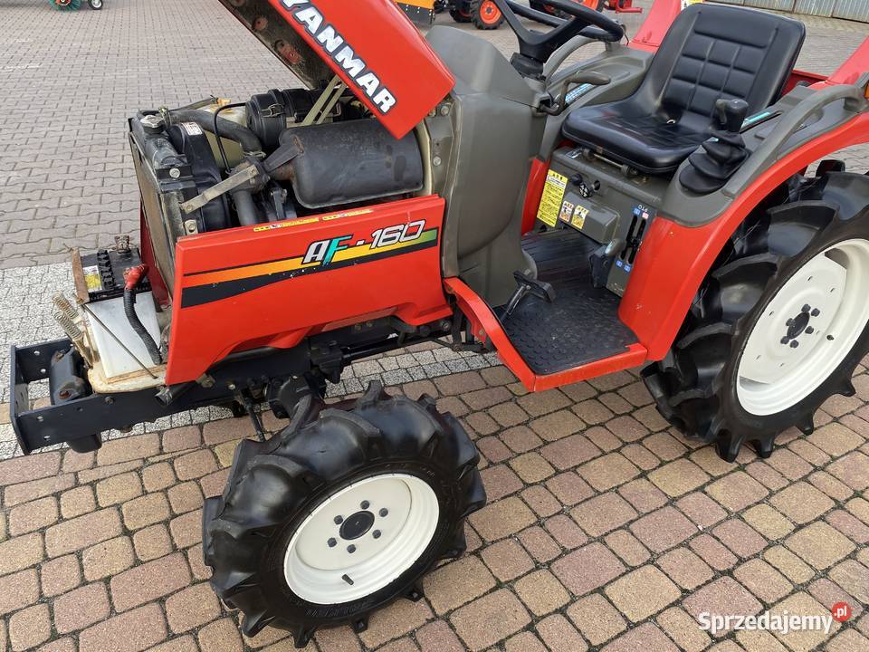 Mini traktor ciągnik YANMAR AF160 16 rewers 4x4 Kobiele Wielkie