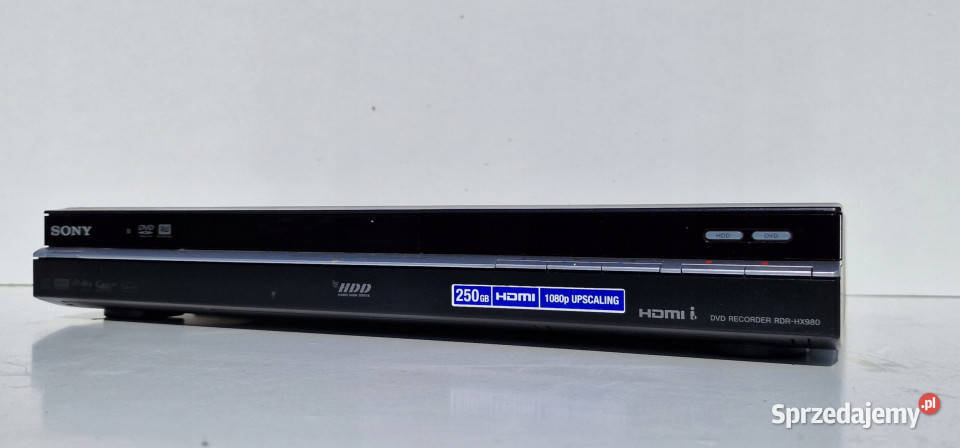 SONY CD RDR hx 980 Nagrywarka DVD HDD odtwarzacz Międzychód