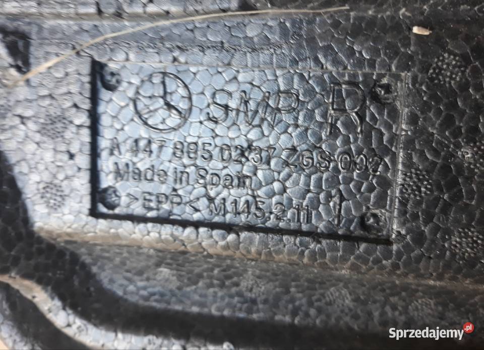 MERCEDES W447 VITO ABSORBER PRAWY ZDERZAKA PRZÓD Zatom Stary