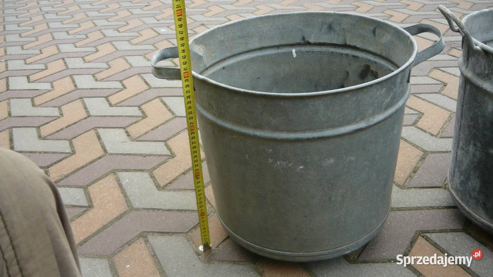 Kocioł ocynk kociołek ocynkowany emaliowany duży Sokółka