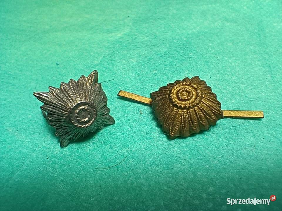 2 niemieckie gwiazdki z naramienników Stan Łódź