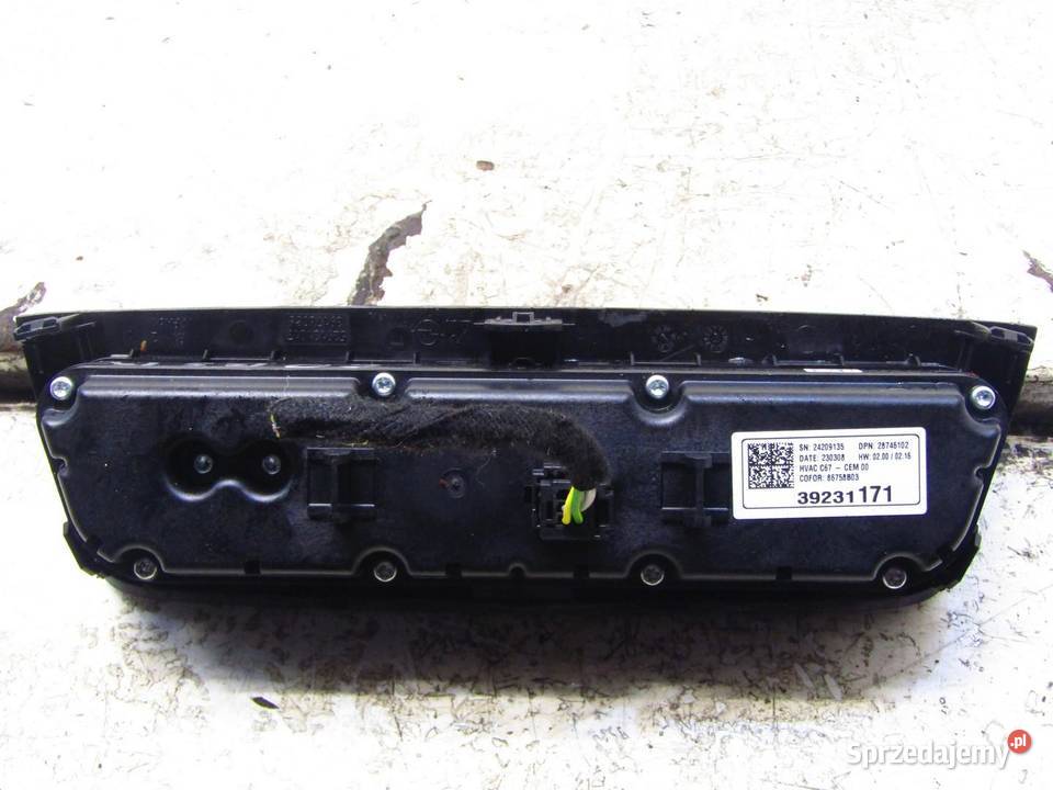PANEL KLIMATYZACJI NAWIEWU OPEL CORSA F 39231171