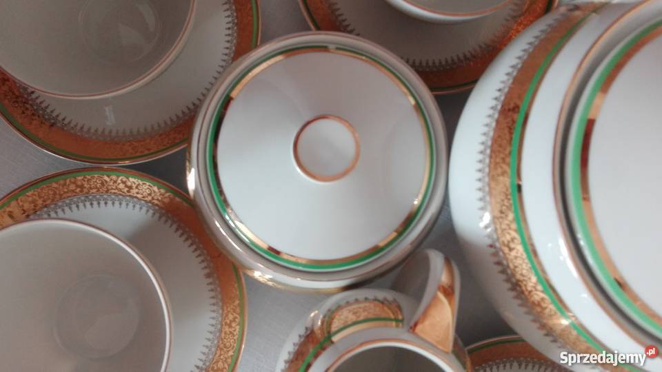 Serwis do kawy Joanna stara porcelana Karolina