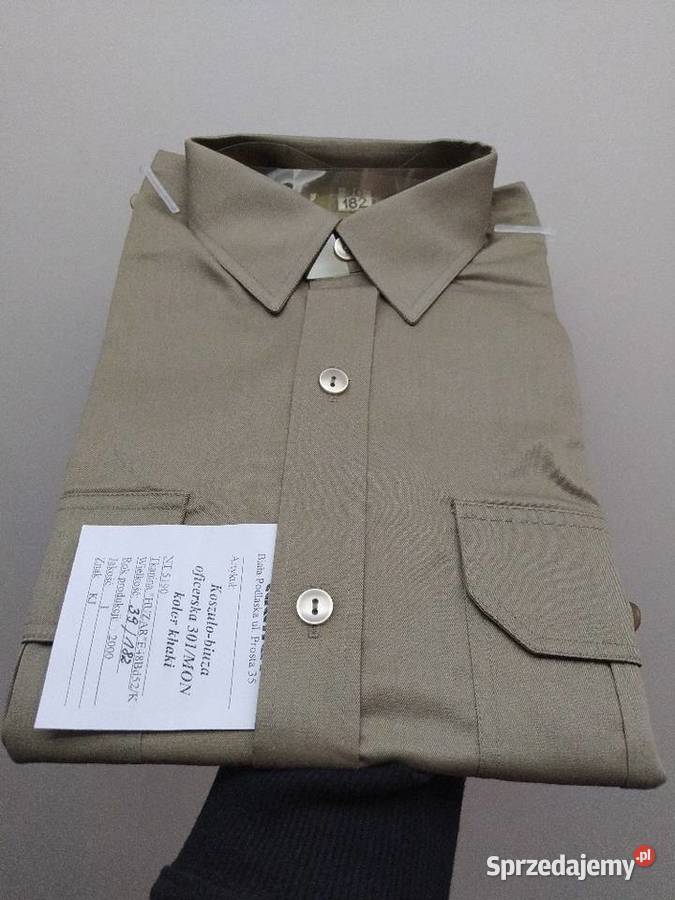Koszula bluza oficerska 301MON khaki krótki małopolskie Kraków