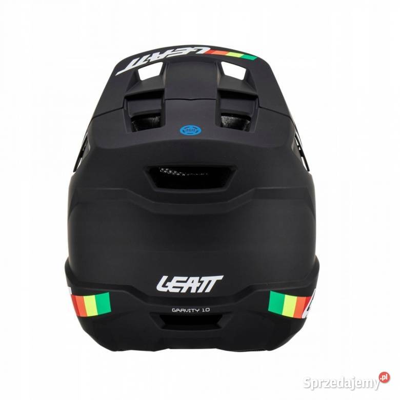 Leatt Kask Rowerowy MTB Gravity 10 Black Czarny Kaski i odzież Rydułtowy