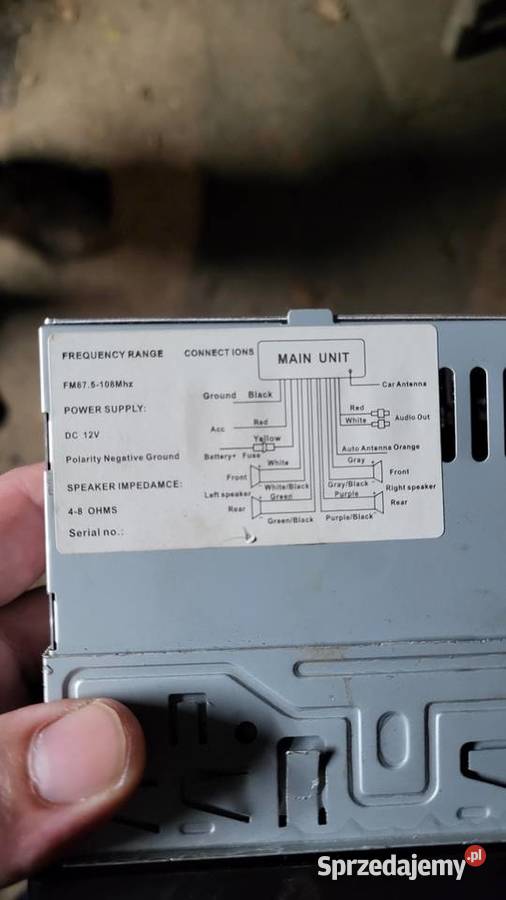 Radio samochodowe z głośnikami Rok produkcji 2025 małopolskie Wadowice