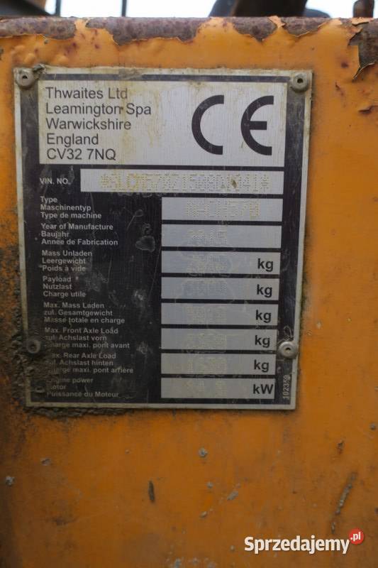Wozidło Thwaites MACH570 Opoczno sprzedam