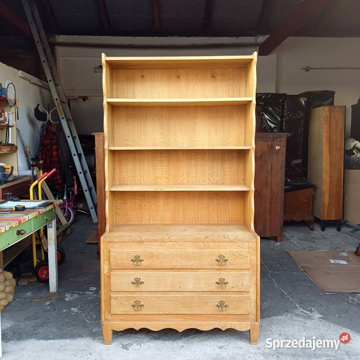 Reprezentacyjna Biblioteka Regał z 3 szufladami Meble Suchorzew