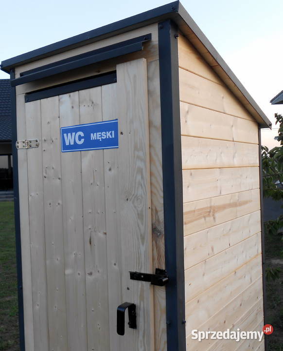 Toaleta drewniana WC na budowe