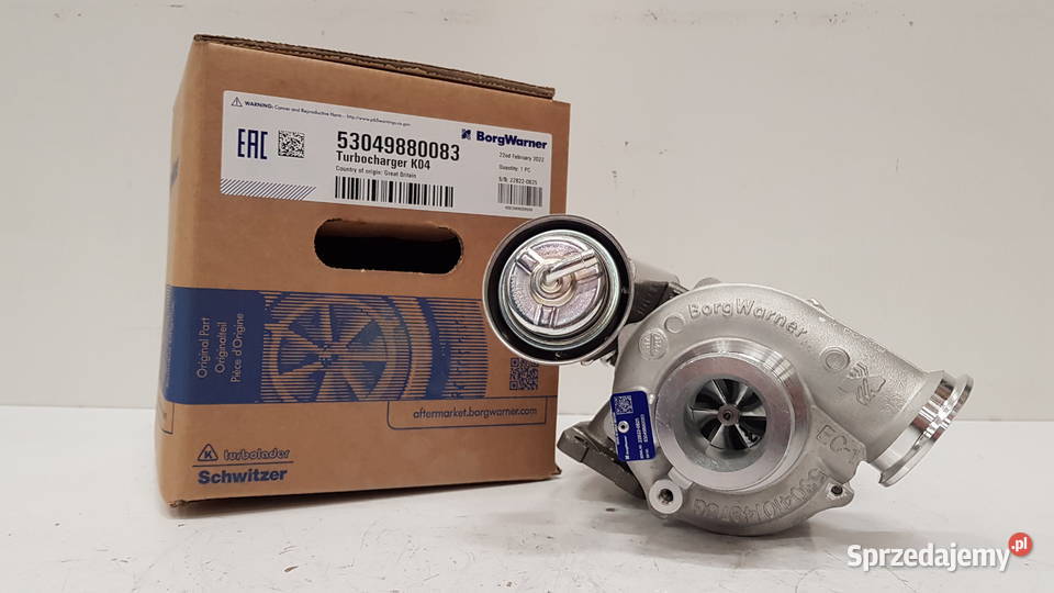 Nowa turbosprężarka BorgWarner 53049880083 Siedlce