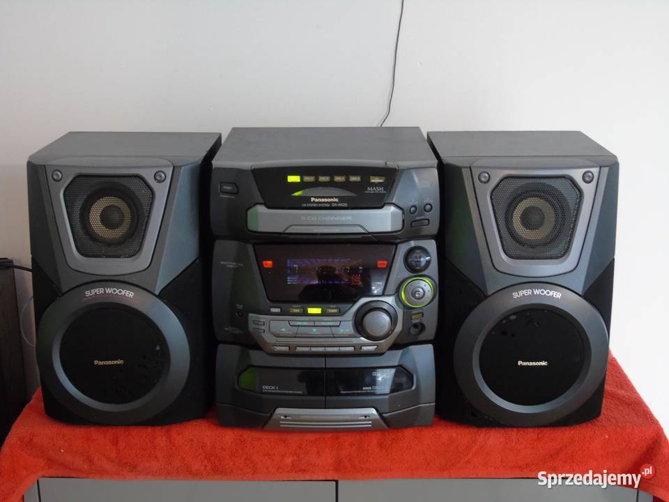 Wieża Panasonic SAAK25 kol CD AUX radio DOSTAWA podkarpackie Jasło sprzedam