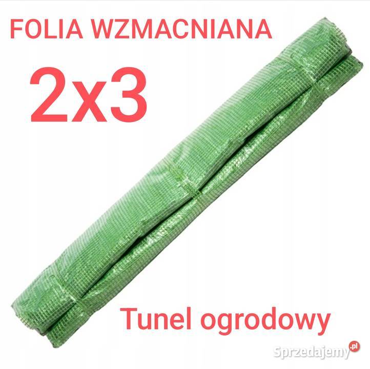 Folia na tunel ogrodowy 3x2 wzmacniana Folia Libertów