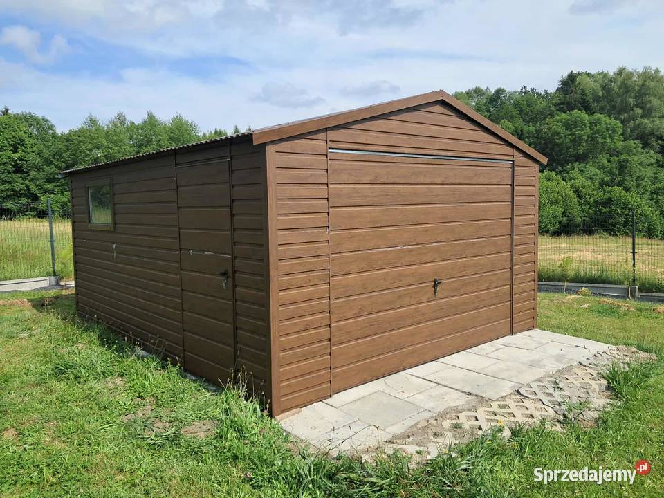 Garaż blaszany 4x5 Brama DRZWI Producent SZYBKA Wrocław