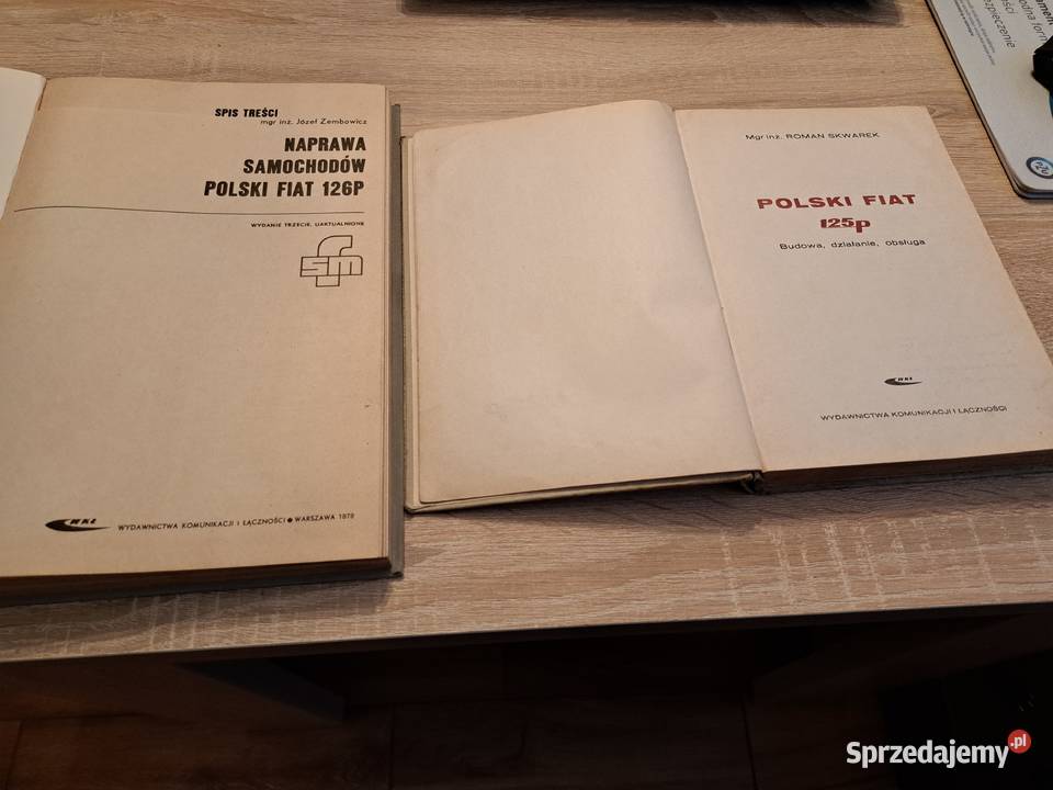 Książka obsługi i naprawy Fiat125p 126p Leszno