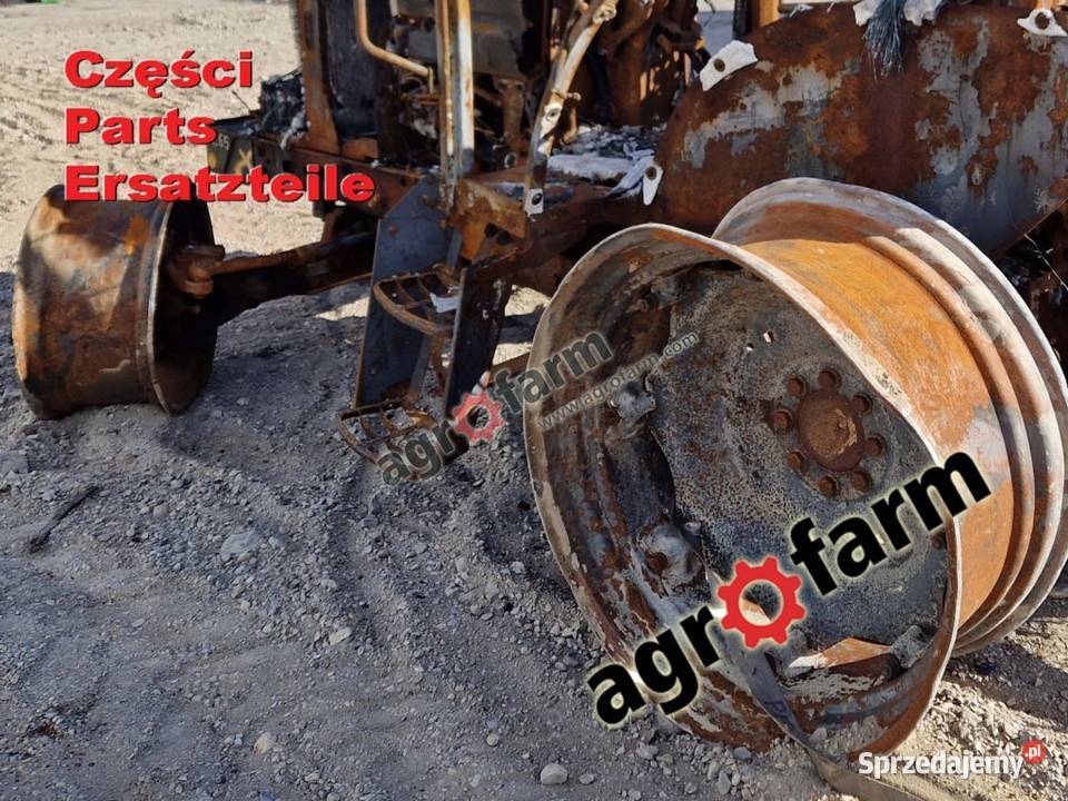 John Deere 5080M części silnik skrzynia biegów Byków