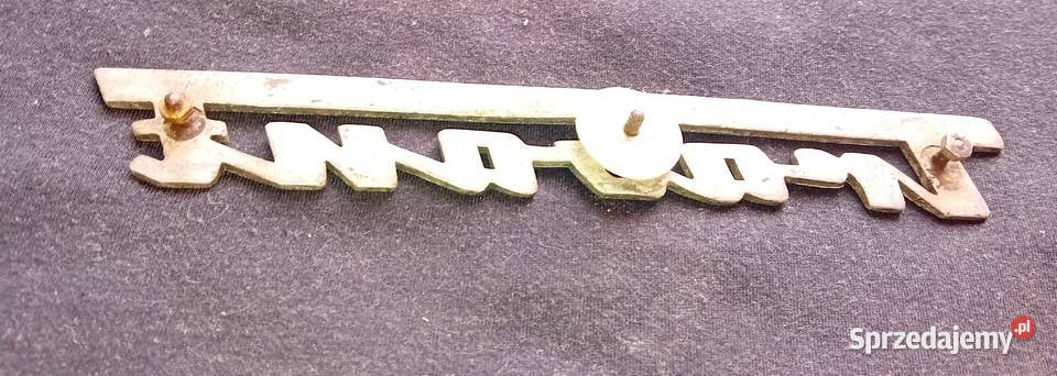 Oryginalny aluminiowy emblemat samochodu Trabant wielkopolskie sprzedam