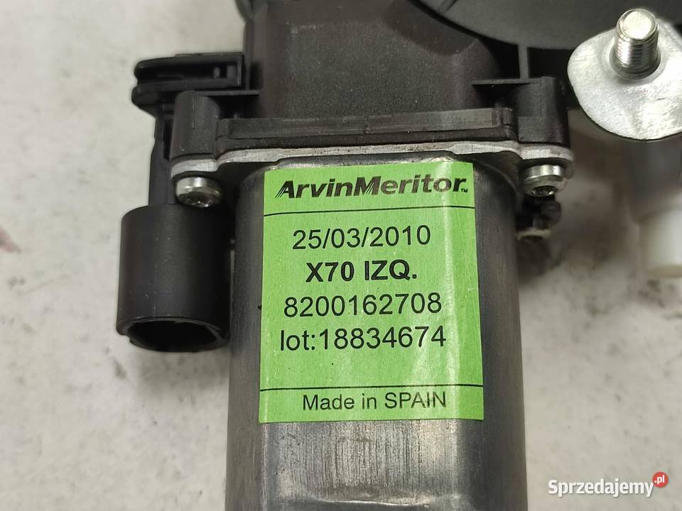 PODNOŚNIK SZYBY LEWY PRZÓD OPEL MOVANO A 1998 Mechanizmy opuszczania szyb sprzedam